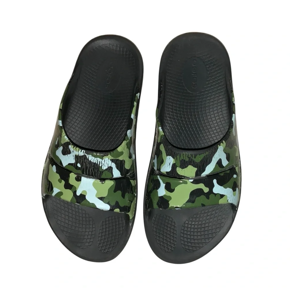 OOFOS' Women's OOahh Slide Limited Edition - Jungle Camo Size W10